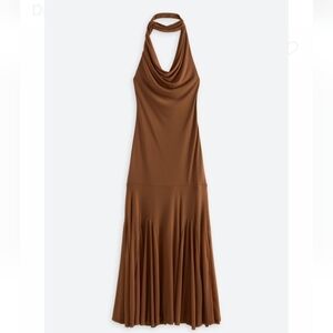 Edit By Nine Miranda Cowl Neck With Scarf Maxi Dress